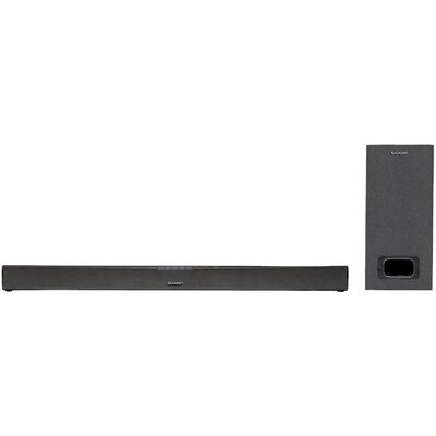 Sharp HT-SBW110 Soundbar Fekete (matt) Vezetékes mélysugárzóval, Bluetooth, USB