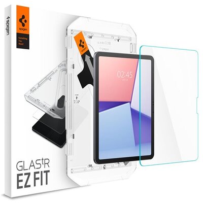 SPIGEN UJ_AGL07798 SPIGEN EZ FIT HD képernyővédő üveg (2.5D, tokbarát, ultravékony, 0.2mm, 9H + segédkeret) ÁTLÁTSZÓ [Apple IPAD Pro 11 (2020), Apple IPAD Air 2020 (Air 4), Apple IPAD Pro 11 (2018)]