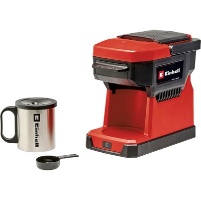 Einhell TE-CF 18 Li-Solo Power X-Change Kávéfőző Piros Kapacitás, csésze=1 Filteres kávé funkcióval