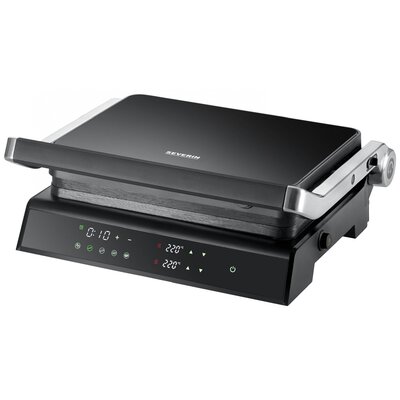 Severin SEVINI Comfort KG2399 Kontakt grill Fekete/ezüst