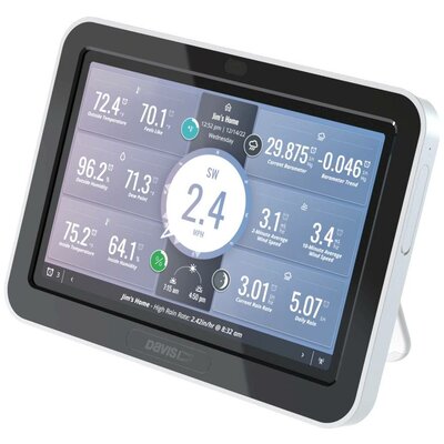 Davis Instruments Weatherlink Touch Console 6313EU Vezeték nélküli időjárásjelző állomás Érzékelők száma (max.) 80