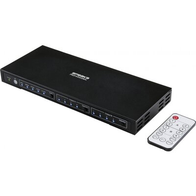 4x2 portos HDMI switch audio extraktorral 3840x2160px SpeaKa Professional