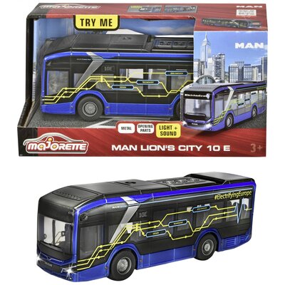 Majorette Busz modell MAN Lion&#39 s City 10 E busz Kész modell Busz modell