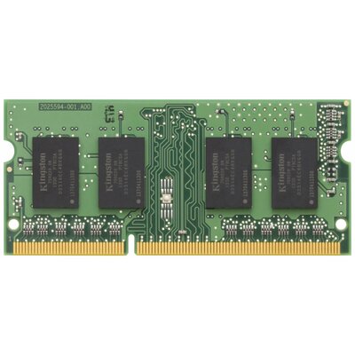 Kingston ValueRAM Laptop munkamemória készlet DDR3 4 GB 1 x 4 GB Non-ECC 1600 MHz 204 pin SO-DIMM CL11 11-11-35 KVR16S11S8/4