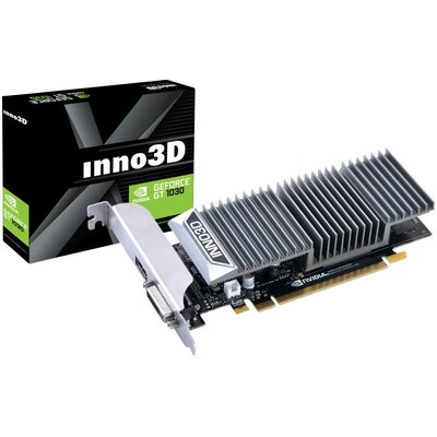 Inno 3D Grafikus kártya Nvidia GeForce GT1030 2 GB GDDR5-RAM PCIe HDMI™, DVI Passzív hűtésű