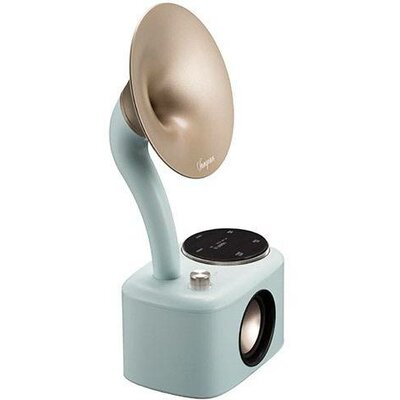 Sangean CP-100D Gramophone Asztali rádió DAB+, URH AUX, Bluetooth®, USB Érintőkijelző, Újratölthető Menta