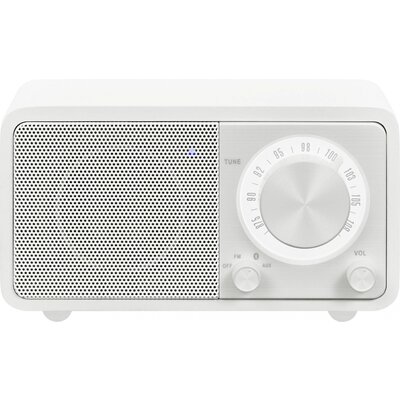 Sangean WR-7 Genuine Mini Asztali rádió URH Bluetooth® Újratölthető Fehér