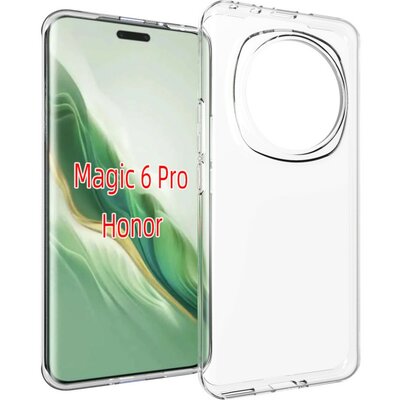 Honor Magic 6 Pro vékony szilikon hátlap,Átlátszó