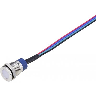 TRU COMPONENTS Jelzőlámpa RGB 12 V, 24 V 1 db