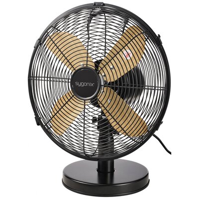 Sygonix Asztali ventilátor 40 W (Ø x Ma) 335 mm x 415 mm Fekete