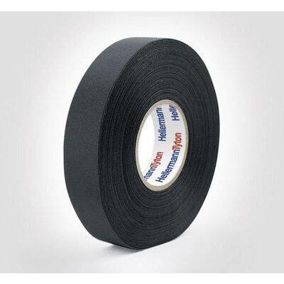 HellermannTyton HTAPE-PROTECT250-PET-BK 712-10003 Szövet ragasztószalag (H x Sz) 25 m x 19 mm 1 db