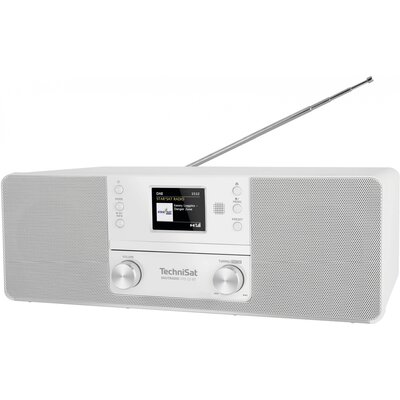 TechniSat DIGITRADIO 370 CD BT CD-s rádió DAB+, URH CD Fehér