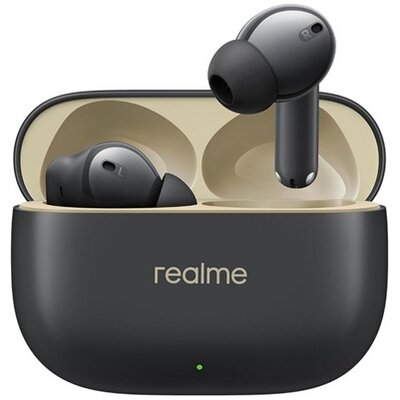 REALME RMA2032_B REALME BUDS T300 bluetooth fülhallgató SZTEREO (v5.3, TWS, mikrofon, aktív zajszűrő, IP55 + töltőtok) FEKETE [TCL 501]