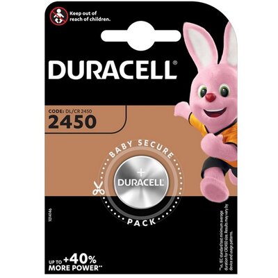 DURACELL BATDUR0715 DURACELL gombelem (CR2450, 3V, lítium) 1db/csomag