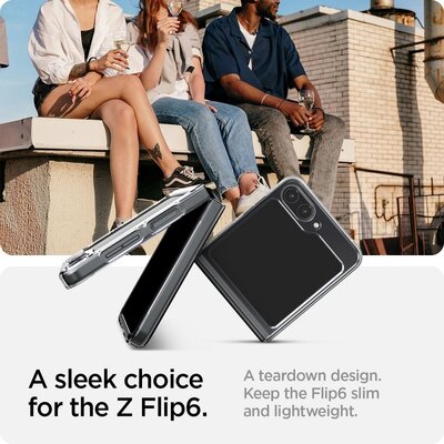 SPIGEN tok Airskin a SAMSUNG Z FLIP 6 kristálytiszta