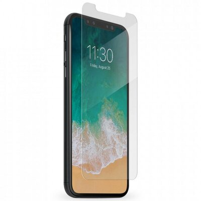 Apple iPhone X / XS / 11 Pro, Kijelzővédő fólia, ütésálló fólia (az íves részre NEM hajlik rá!), Tempered Glass (edzett üveg), Clear