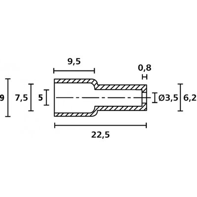 HellermannTyton OP4827 PE NA 2000 Védősapka Szorítási átmérő (max.) 7.5 mm Polietilén Átlátszó 1 db