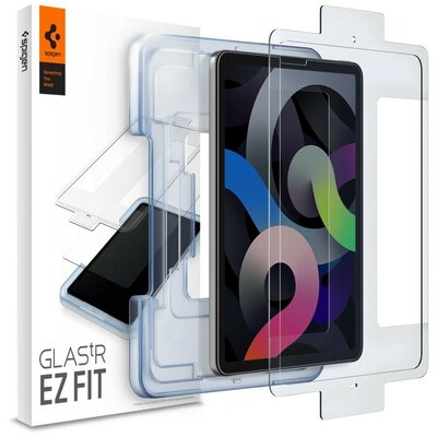 Apple iPad Pro 11 (2018 / 2020 / 2021 / 2022) / iPad Air (2020 / 2022), Kijelzővédő fólia, ütésálló fólia, Tempered Glass (edzett üveg), Spigen Ez Fit, Clear