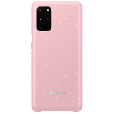 Samsung Galaxy S20 Plus / S20 Plus 5G SM-G985 / G986, Műanyag hátlap védőtok, ultravékony, LED világítás, rózsaszín, gyári