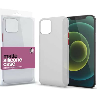 Apple iPhone 12 Mini, Szilikon tok, színes gombokkal, Xprotector Matte, áttetsző