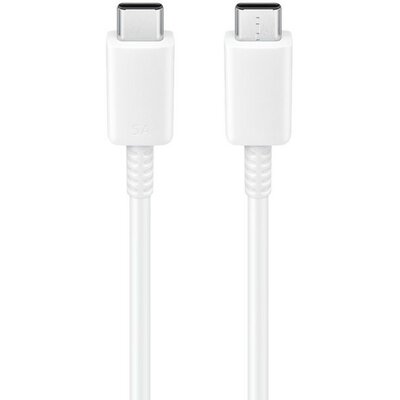 USB Type-C töltő- és adatkábel, USB Type-C, 100 cm, gyorstöltés, Samsung, fehér, gyári