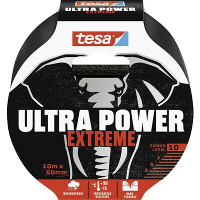 tesa ULTRA POWER EXTREME 56622-00000-00 Repair tape Fekete (H x Sz) 10 m x 50 mm 1 db