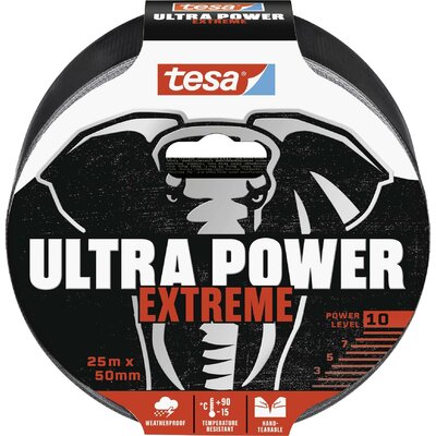 tesa ULTRA POWER EXTREME 56623-00000-00 Repair tape Fekete (H x Sz) 25 m x 50 mm 1 db