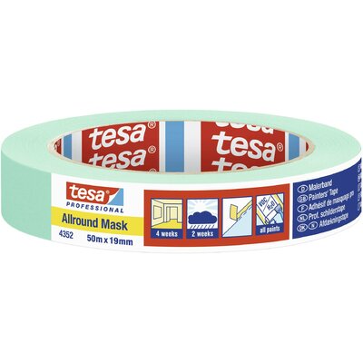 tesa ALLROUND MASK 04352-00000-00 Krepp szalag Menta (H x Sz) 50 m x 19 mm 1 db