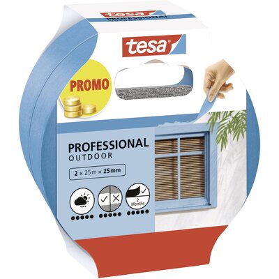 tesa Professional Outdoor 56214-00000-03 Festő védőszalag Kék (H x Sz) 50 m x 25 mm 2 db