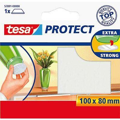 tesa neu Filc párna Fehér (H x Sz) 100 mm x 80 mm 1 db