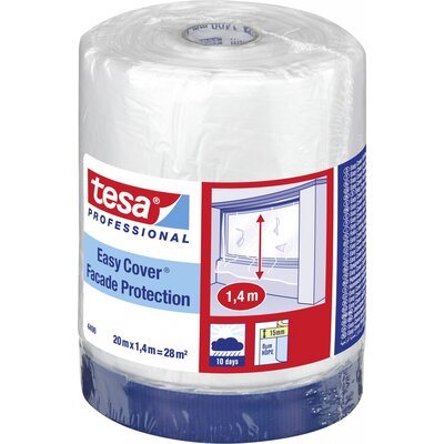 tesa Tesa 04498-00001-00 Fedőfólia tesa Easy Cover® Átlátszó (H x Sz) 20 m x 1.4 m 1 db