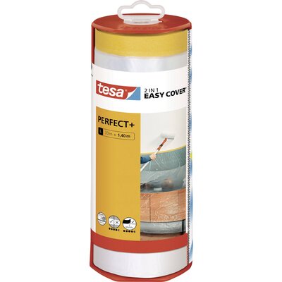 tesa Easy Cover Perfect+ 56571-00000-00 Fedőfólia Sárga, Átlátszó (H x Sz) 33 m x 1.40 m 1 db