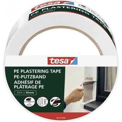 tesa PE Putzband 55485-00000-00 Pucolószalag Fehér (H x Sz) 33 m x 50 mm 1 db