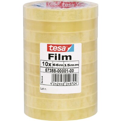 tesa 57388-00001-01 tesafilm Standard Átlátszó (H x Sz) 66 m x 15 mm 10 db