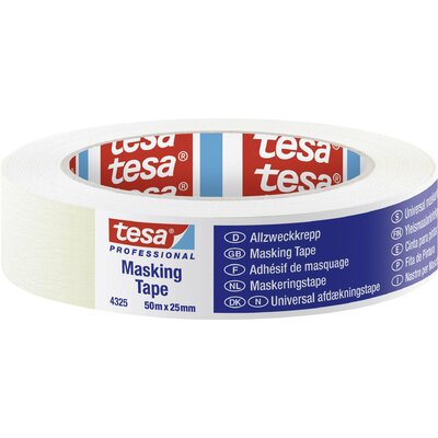 tesa STANDARD 04325-00001-01 Krepp szalag tesa® Professional Bézs (H x Sz) 50 m x 25 mm 1 db