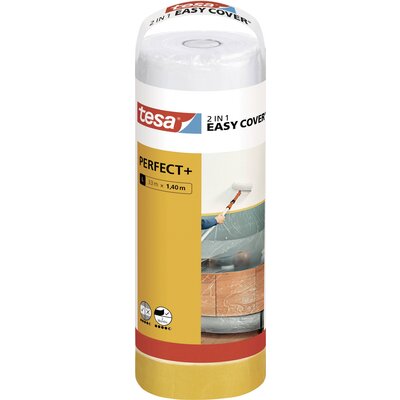 tesa Easy Cover Perfect+ 56574-00000-00 Fedőfólia Sárga, Átlátszó (H x Sz) 33 m x 1.40 m 1 készlet