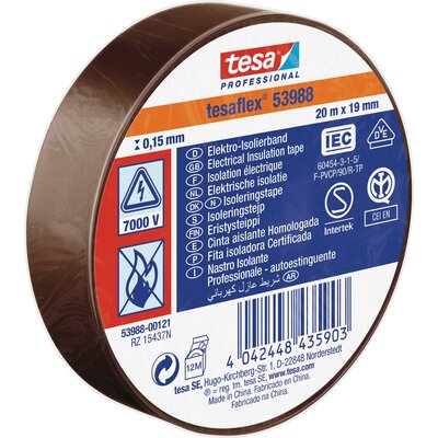 tesa Tesa 53988-00121-00 Szigetelőszalag tesa® Professional Barna (H x Sz) 20 m x 19 mm 1 db