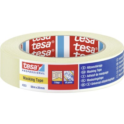 tesa STANDARD 04323-00041-00 Krepp szalag tesakrepp® Bézs (H x Sz) 50 m x 25 mm 1 db