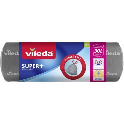 Vileda SUPER+ 30L 171448 Szemeteszsák 30 l 15 db