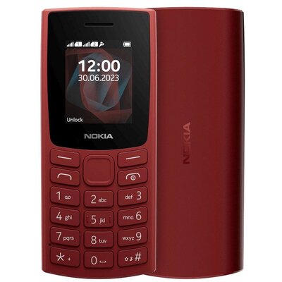 NOKIA mobiltelefon készülék 105 4G TA-1557 DS piros