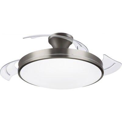 Philips Lighting Atlas Mennyezeti ventilátor 28 W, 35 W (Ø x Ma) 490 mm x 418 mm Nikkel