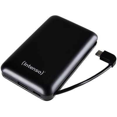 Intenso XC10000 Powerbank 10000 mAh LiPo USB-A, USB-C® Fekete állapotjelző