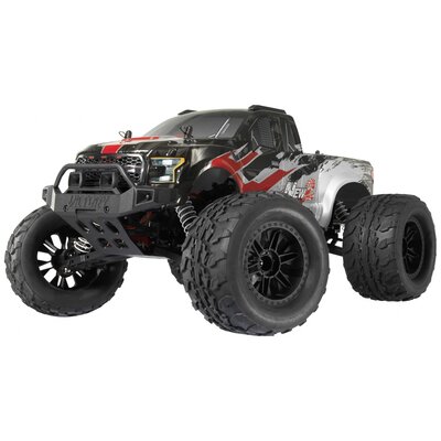 Reely New2 Super Combo Brushed 1:10 RC modellautó Elektro Monstertruck 4WD 100% RtR 2,4 GHz Akkuval, töltőkészülékkel és adóakkukkal