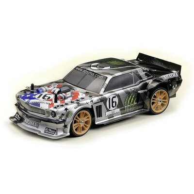 Absima 1:16 RC modellautó Elektro Túraautó FIRST STEP SPEED PERFORMANCE FUN MAKER Neon, Szürke Brushless 4WD RtR Touring Car 2,4 GHz