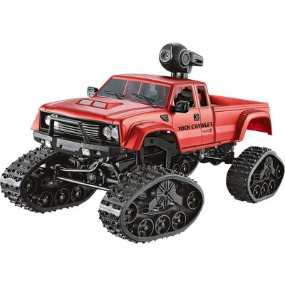 Amewi Pickup Truck FPV Fekete Brushed 1:16 RC modellautó Elektro Crawler 4WD RtR 2,4 GHz