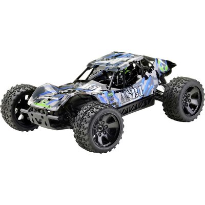 Absima ASB1 Chassis Terepszínű kék Brushed 1:10 RC kezdő modellautó Elektro Buggy 4WD RtR 2,4 GHz