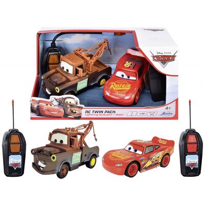 JADA TOYS 203084036 Cars LMQ + Mater Twin Pack 1:32 RC modellautó Elektro Versenyautó