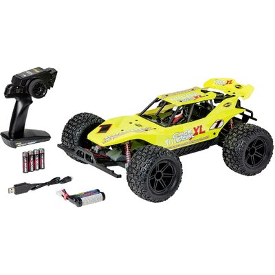 Carson RC Sport Cage Devil XL Sárga Brushed 1:10 RC modellautó Elektro Buggy RtR 2,4 GHz