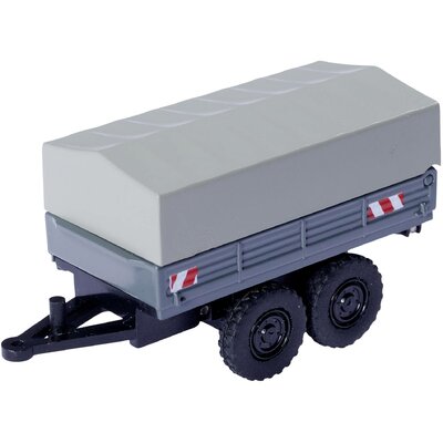 Carson Modellsport 1:87 Modellautó utánfutó 1:87 Planenanhänger für Unimog