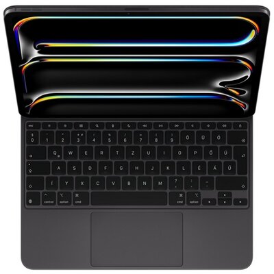 APPLE MWR53MG/A APPLE MAGIC KEYBOARD billentyűzetes tok (Type-C aljzat, mágneses, asztali tartó, QWERTY, magyar nyelvű) FEKETE